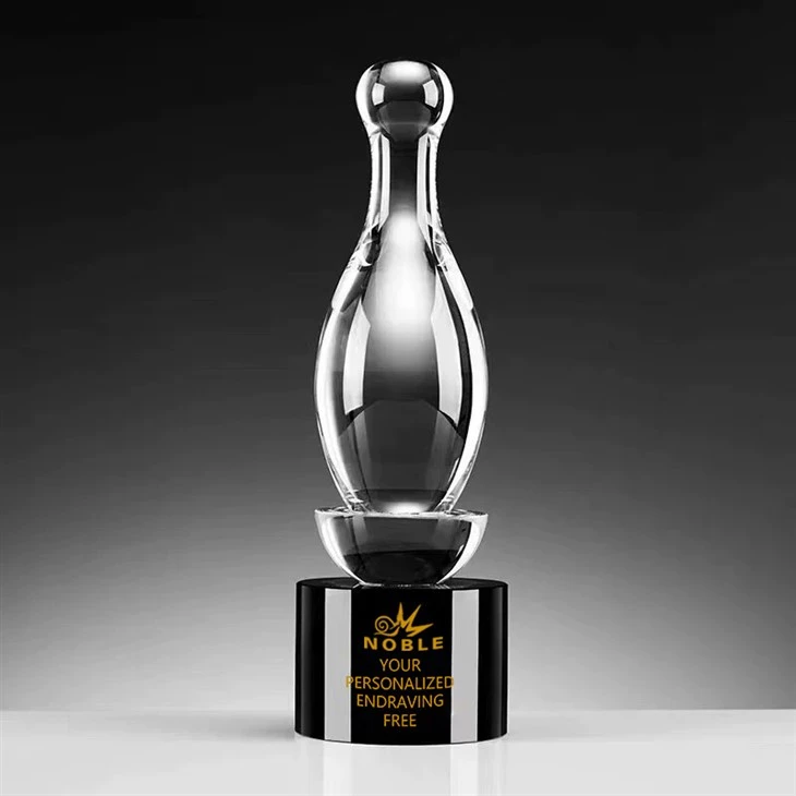 Crystal Bowling Trophy suppliers