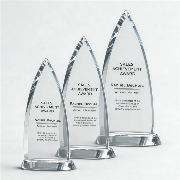 Crystal Bullet Awards high quality