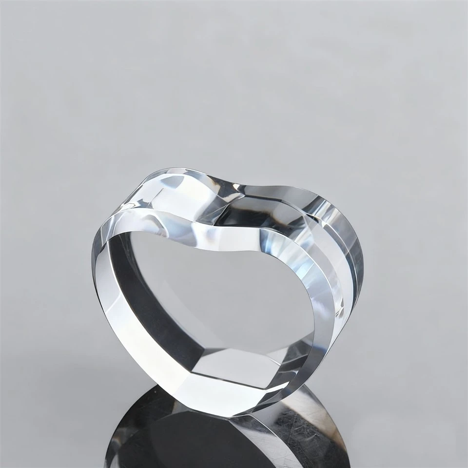 Free Standing Blank Crystal Heart Award best