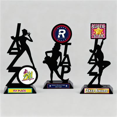 Tlysau chwaraeon acrylig